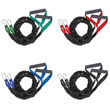 X-Over Arm and Shoulder Resistance Bands - 4 Pack